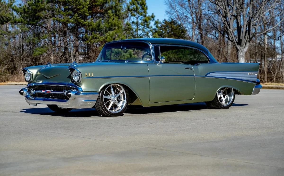 This 1957 Chevrolet Bel Air Custom hides a secret under the hood with much more power than you think