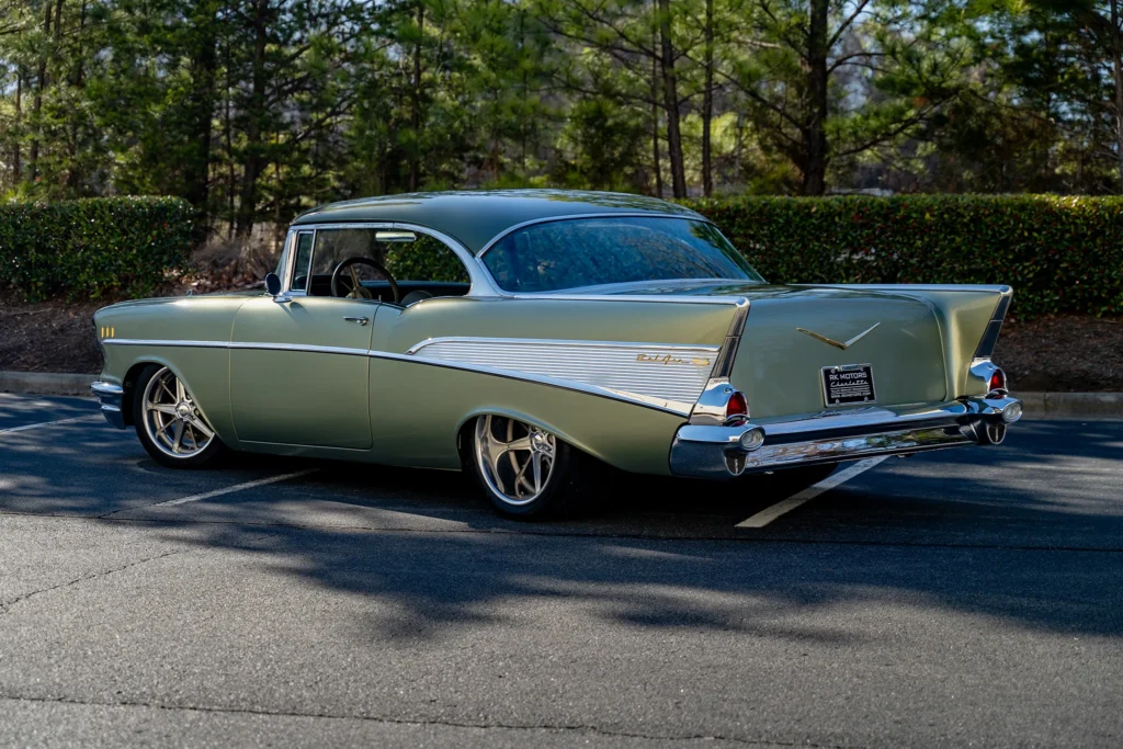 This custom hot road is based on a 1957 Chevrolet Bel Air custom and it is much, much more powerful than you think